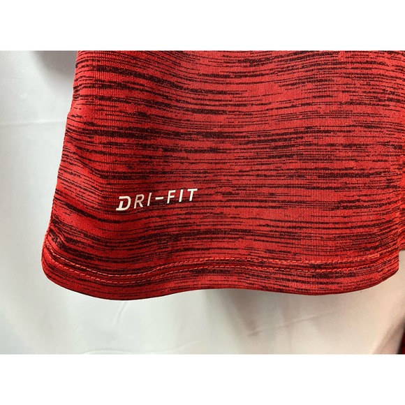 The Nike Tee Dri-Fit 3/4 Sleeve Mens Large Blue BSBL Baseball Swoosh T-Shirt - Picture 7 of 11